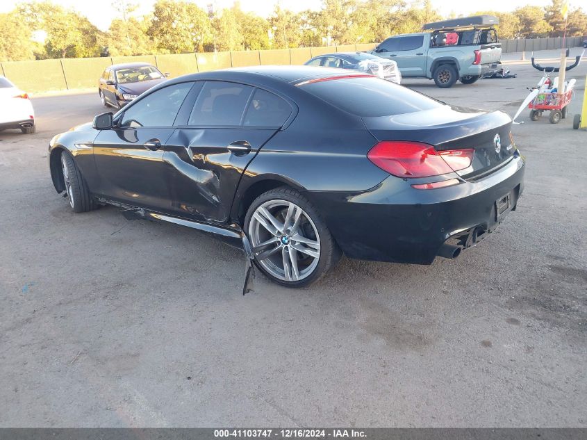 2015 BMW 640 VIN: WBA6A0C54FD318863 Lot: 41103747