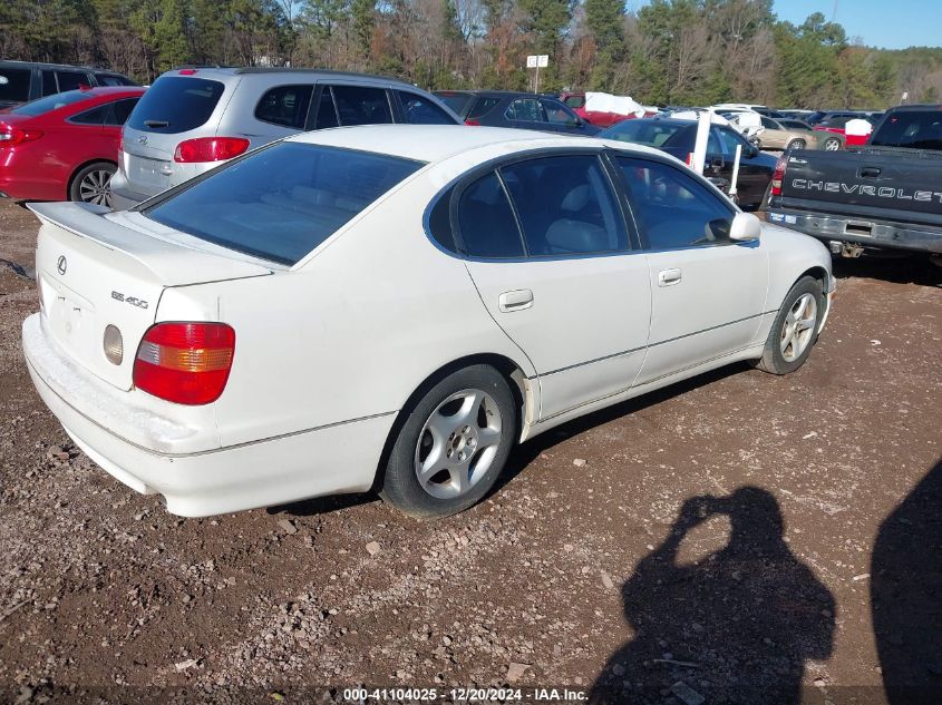 1998 Lexus Gs 400 VIN: JT8BH68X4W0007756 Lot: 41104025