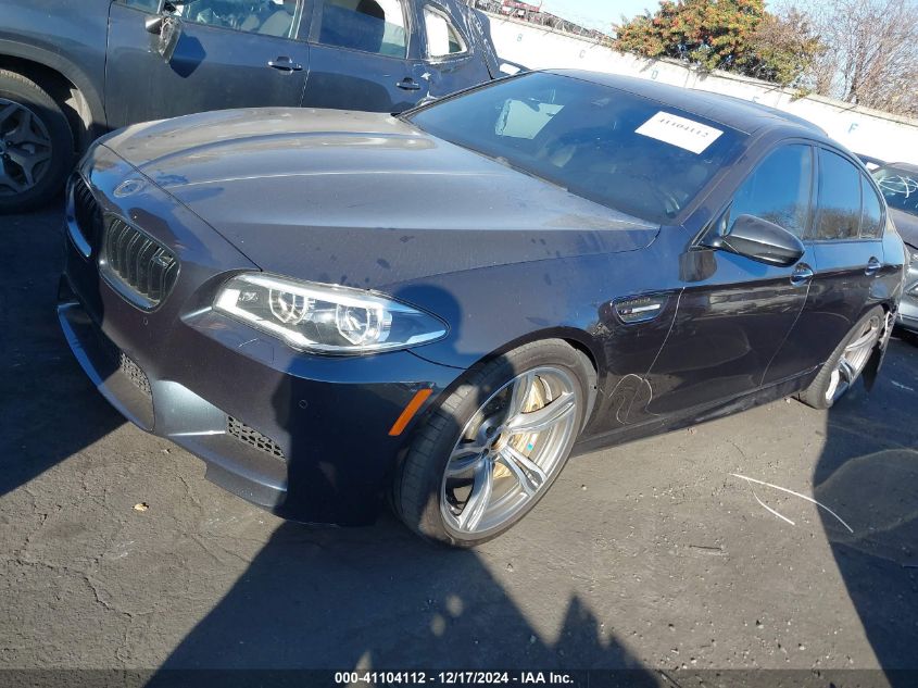 2014 BMW M5 VIN: WBSFV9C55ED592981 Lot: 41104112