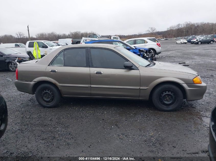 2000 Mazda Protege Dx/Lx VIN: JM1BJ2222Y0201958 Lot: 41104496