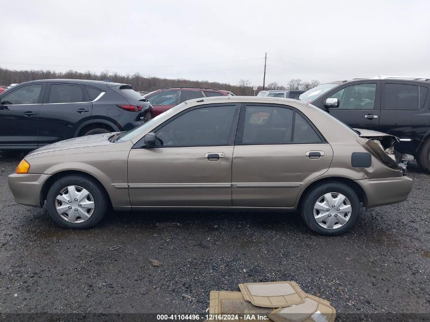 2000 Mazda Protege Dx/Lx VIN: JM1BJ2222Y0201958 Lot: 41104496