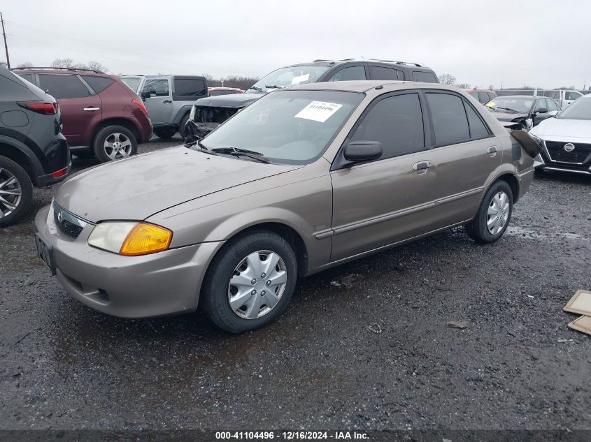 2000 Mazda Protege Dx/Lx VIN: JM1BJ2222Y0201958 Lot: 41104496