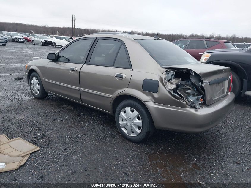 2000 Mazda Protege Dx/Lx VIN: JM1BJ2222Y0201958 Lot: 41104496