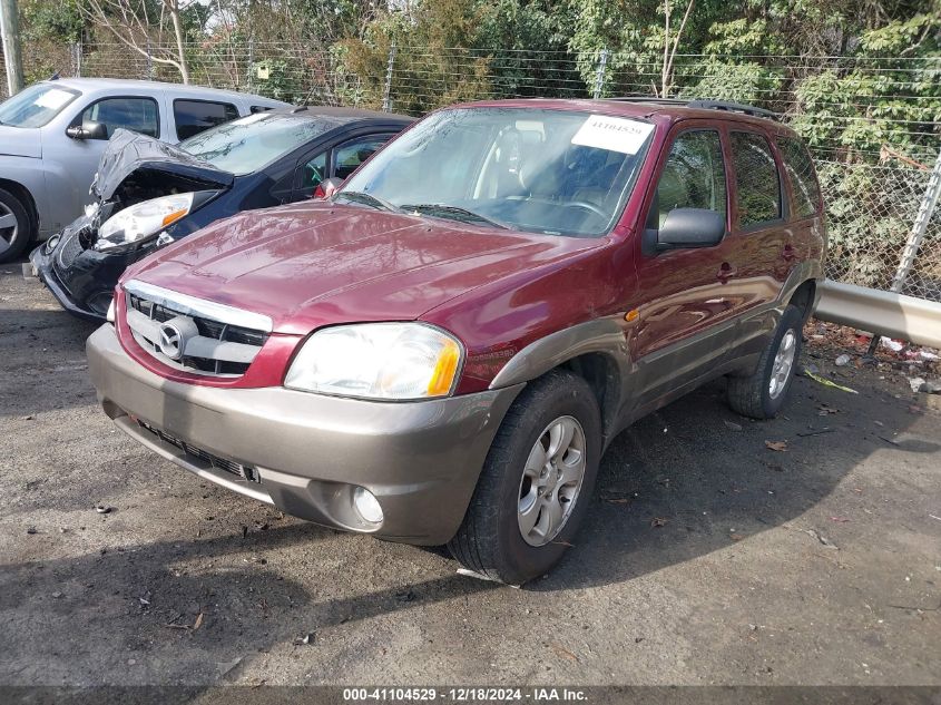 2003 Mazda Tribute Es V6 VIN: 4F2CZ06153KM56524 Lot: 41104529