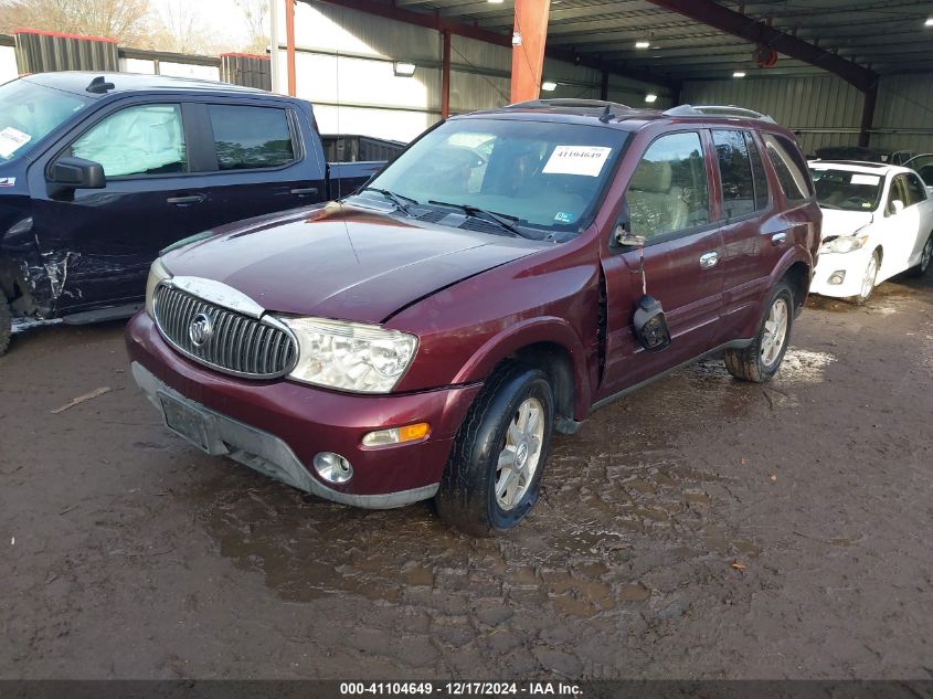 2006 Buick Rainier Cxl VIN: 5GADT13S362243702 Lot: 41104649