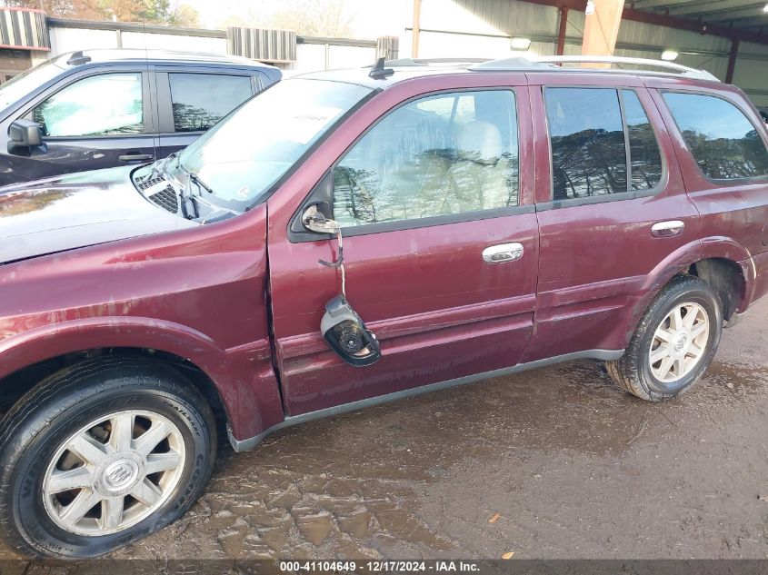 2006 Buick Rainier Cxl VIN: 5GADT13S362243702 Lot: 41104649