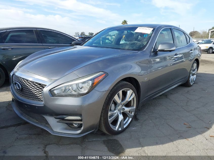 2015 Infiniti Q70 3.7 VIN: JN1BY1AP7FM542381 Lot: 41104675