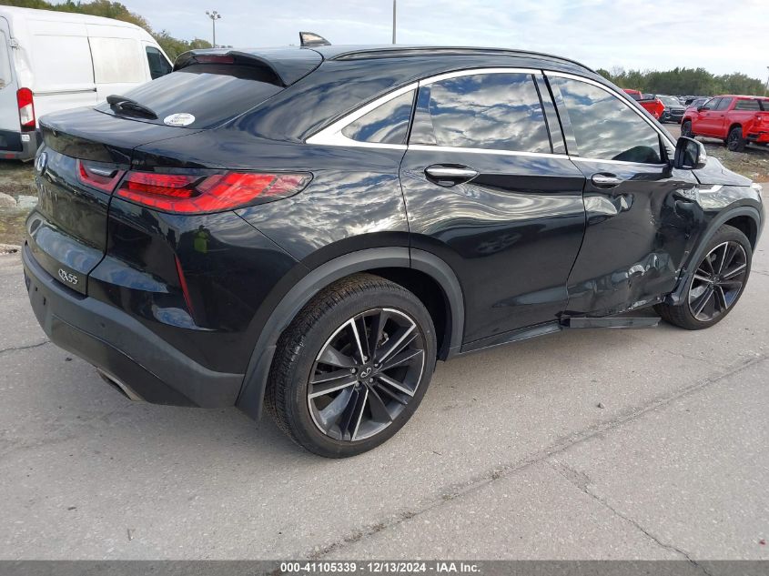 2022 Infiniti Qx55 Luxe Awd VIN: 3PCAJ5J38NF101299 Lot: 41105339