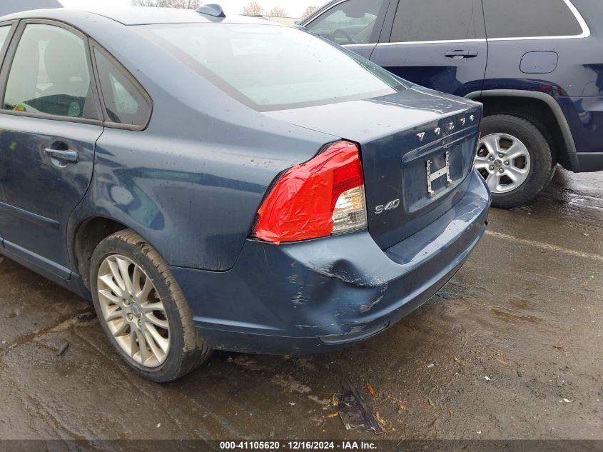 2010 Volvo S40 2.4I VIN: YV1382MS6A2512827 Lot: 41105620