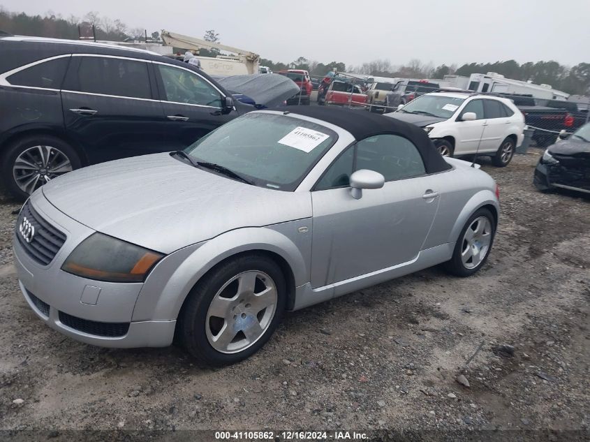 2002 Audi Tt 1.8L VIN: TRUUT28N621030756 Lot: 41105862