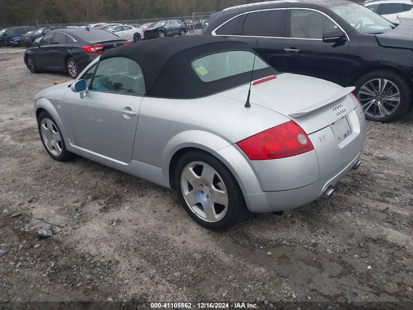 2002 Audi Tt 1.8L VIN: TRUUT28N621030756 Lot: 41105862