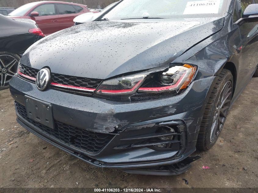 2018 Volkswagen Golf Gti 2.0T Autobahn/2.0T S/2.0T Se VIN: 3VW447AU7JM264456 Lot: 41106203