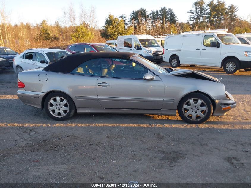 2003 Mercedes-Benz Clk 320 VIN: WDBLK65G23T137247 Lot: 41106301