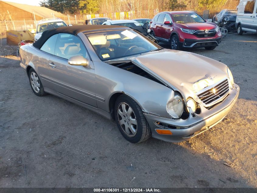 2003 Mercedes-Benz Clk 320 VIN: WDBLK65G23T137247 Lot: 41106301