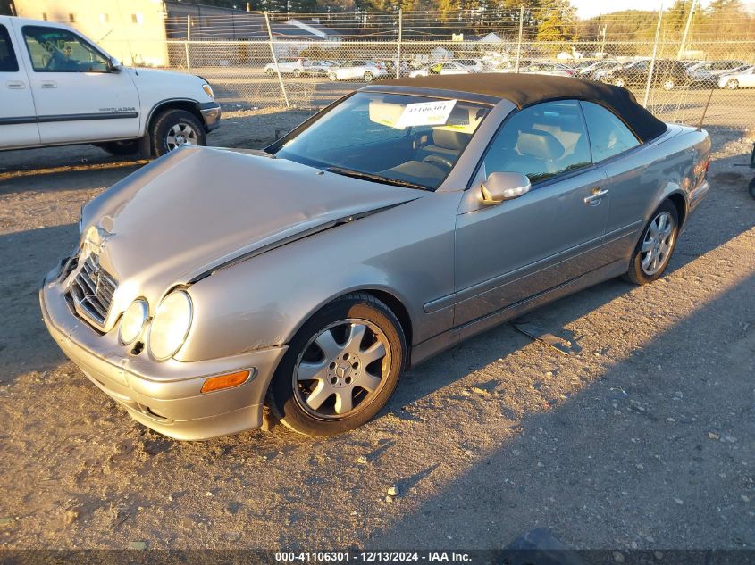 2003 Mercedes-Benz Clk 320 VIN: WDBLK65G23T137247 Lot: 41106301