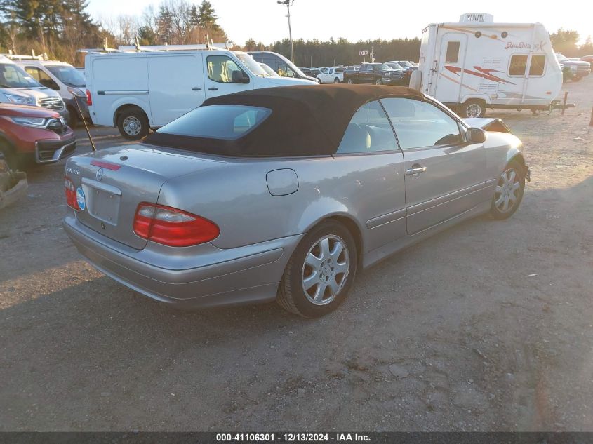 2003 Mercedes-Benz Clk 320 VIN: WDBLK65G23T137247 Lot: 41106301