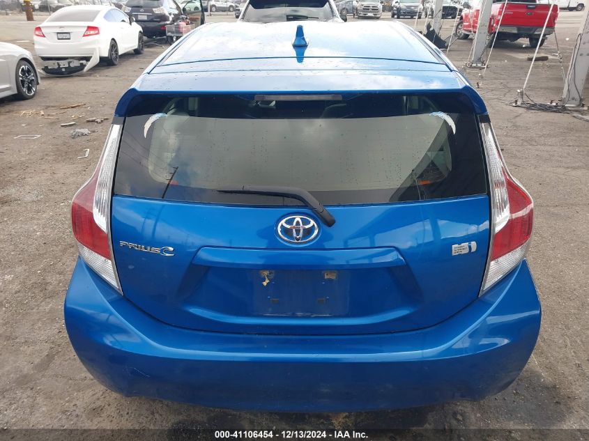 2015 Toyota Prius C Two VIN: JTDKDTB3XF1115102 Lot: 41106454