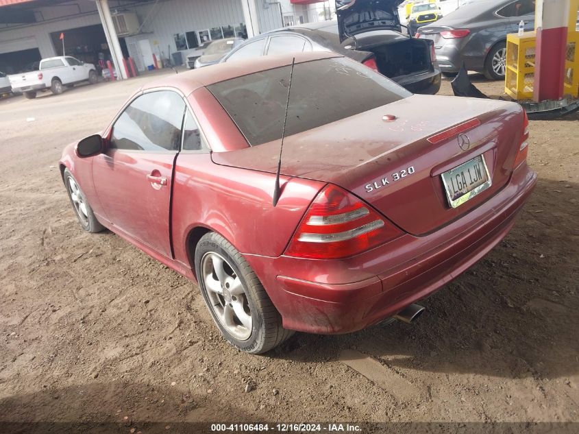 2002 Mercedes-Benz Slk 320 VIN: WDBKK65F02F249156 Lot: 41106484