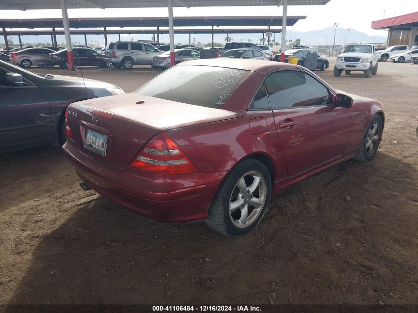 2002 Mercedes-Benz Slk 320 VIN: WDBKK65F02F249156 Lot: 41106484