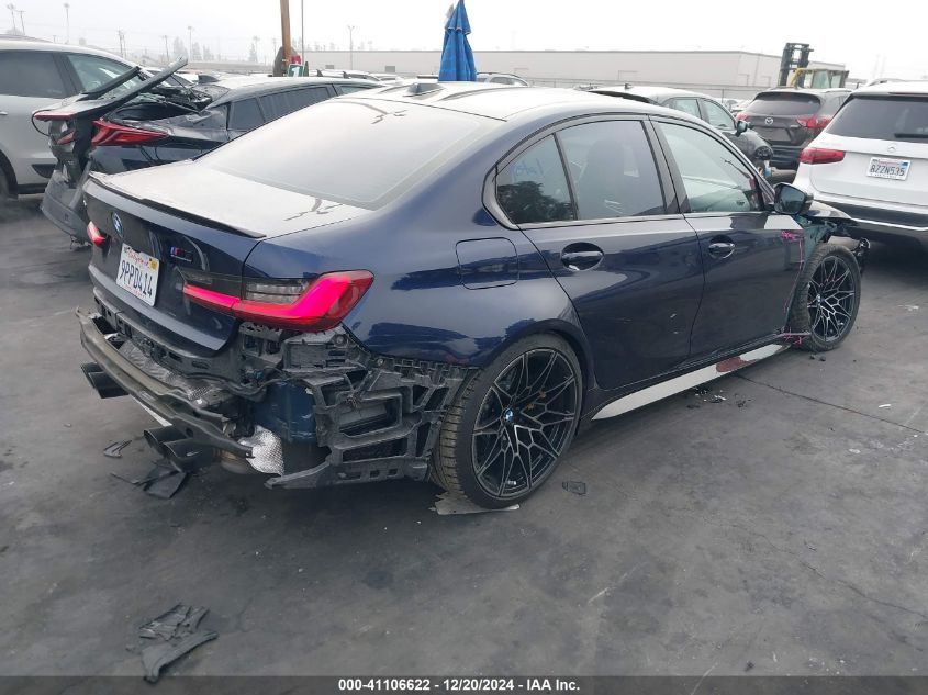 2024 BMW M3 Competition xDrive VIN: WBS43AY09RFR69009 Lot: 41106622