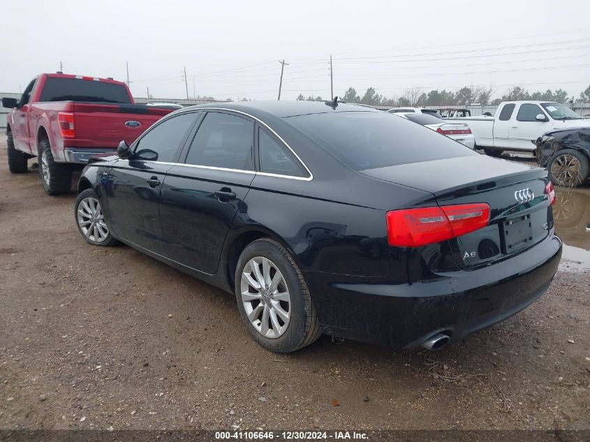 2012 Audi A6 3.0 Premium VIN: WAUFGAFC7CN075117 Lot: 41106646