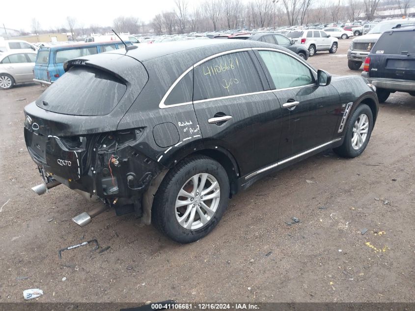 2017 Infiniti Qx70 VIN: JN8CS1MWXHM415105 Lot: 41106681