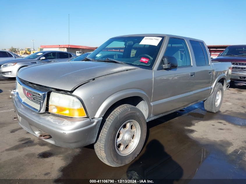 2002 GMC Sonoma Sls VIN: 1GTDT13W82K203269 Lot: 41106790