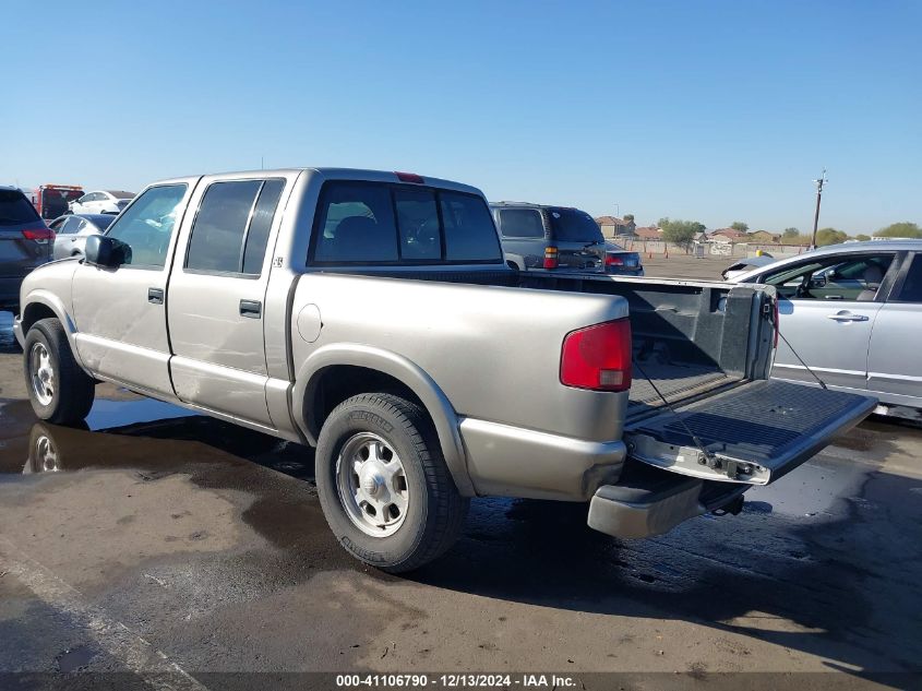 2002 GMC Sonoma Sls VIN: 1GTDT13W82K203269 Lot: 41106790