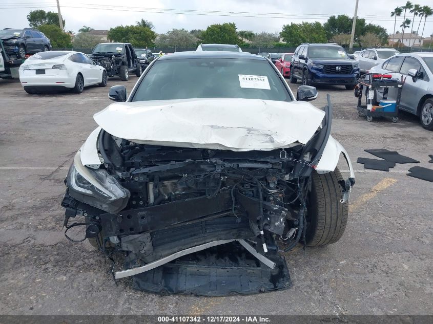 2018 Infiniti Q60 3.0T Red Sport 400 VIN: JN1FV7EL9JM630961 Lot: 41107342