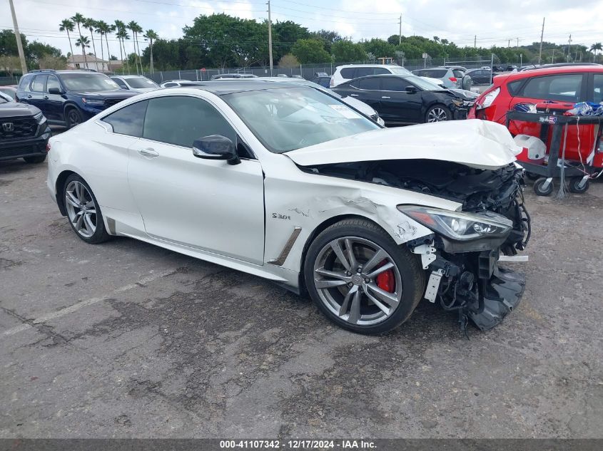 2018 Infiniti Q60 3.0T Red Sport 400 VIN: JN1FV7EL9JM630961 Lot: 41107342