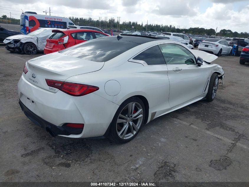 2018 Infiniti Q60 3.0T Red Sport 400 VIN: JN1FV7EL9JM630961 Lot: 41107342