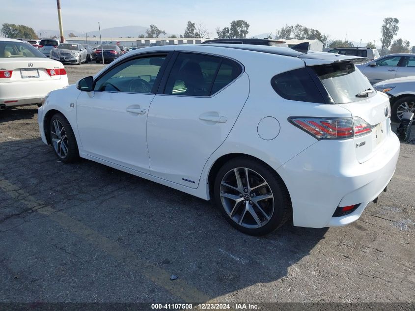 2015 Lexus Ct 200H VIN: JTHKD5BH4F2228947 Lot: 41107508