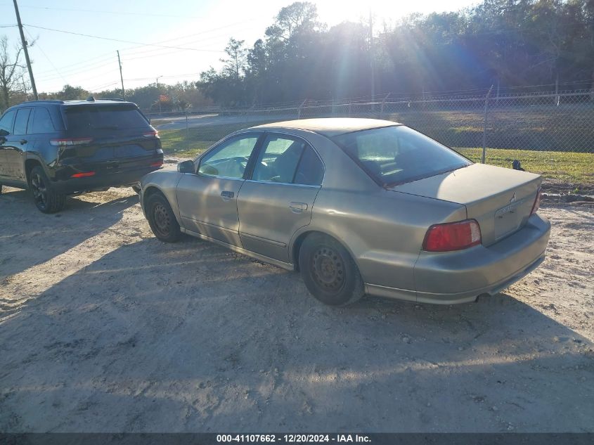 2003 Mitsubishi Galant Es/Ls VIN: 4A3AA46G33E076247 Lot: 41107662