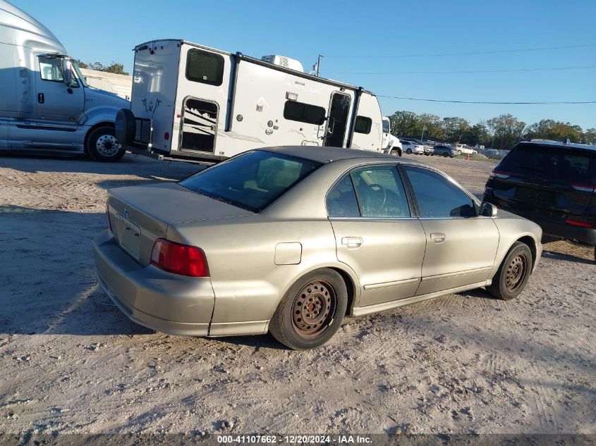 2003 Mitsubishi Galant Es/Ls VIN: 4A3AA46G33E076247 Lot: 41107662