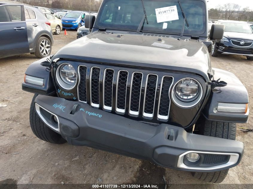 2021 Jeep Wrangler 4Xe Unlimited Sahara 4X4 VIN: 1C4JJXP64MW839771 Lot: 41107739