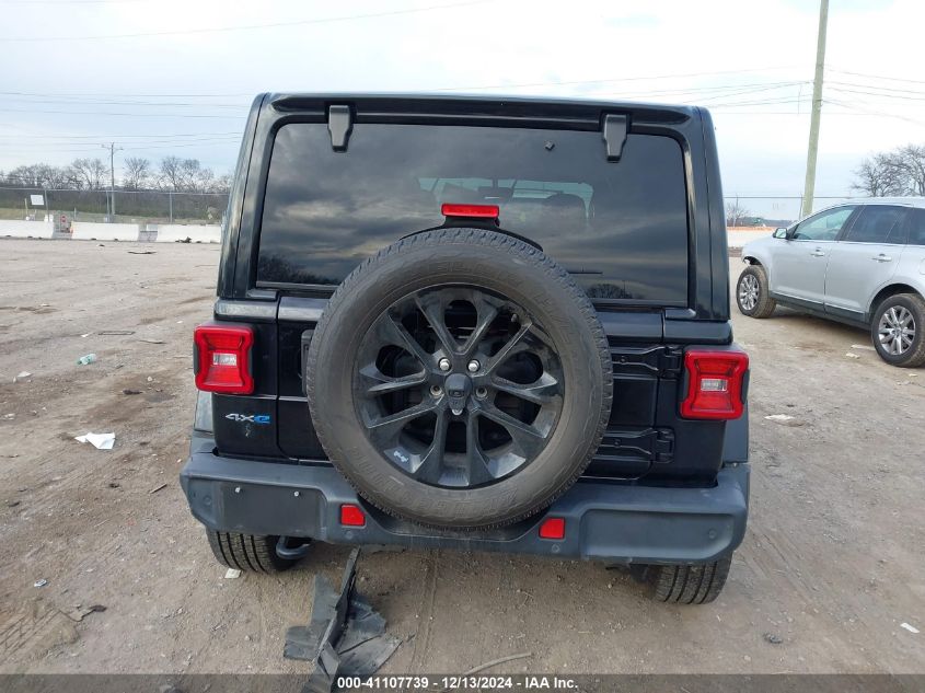 2021 Jeep Wrangler 4Xe Unlimited Sahara 4X4 VIN: 1C4JJXP64MW839771 Lot: 41107739