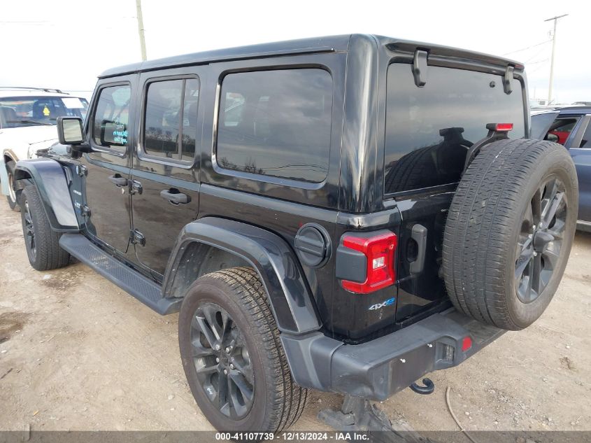 2021 Jeep Wrangler 4Xe Unlimited Sahara 4X4 VIN: 1C4JJXP64MW839771 Lot: 41107739