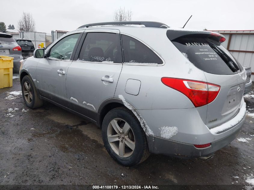 2007 Hyundai Veracruz Gls/Limited/Se VIN: KM8NU13CX7U027050 Lot: 41108179