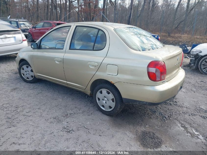 2000 Toyota Echo VIN: JTDBT1233Y0071525 Lot: 41108645