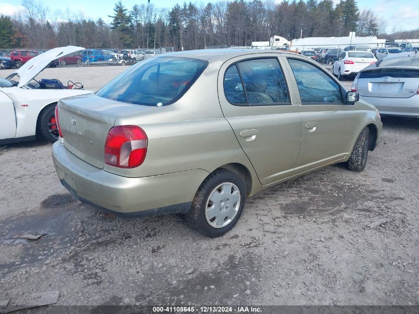 2000 Toyota Echo VIN: JTDBT1233Y0071525 Lot: 41108645