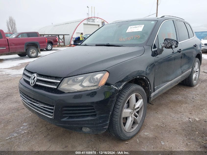 2014 Volkswagen Touareg Tdi Lux VIN: WVGEP9BP6ED014271 Lot: 41108975