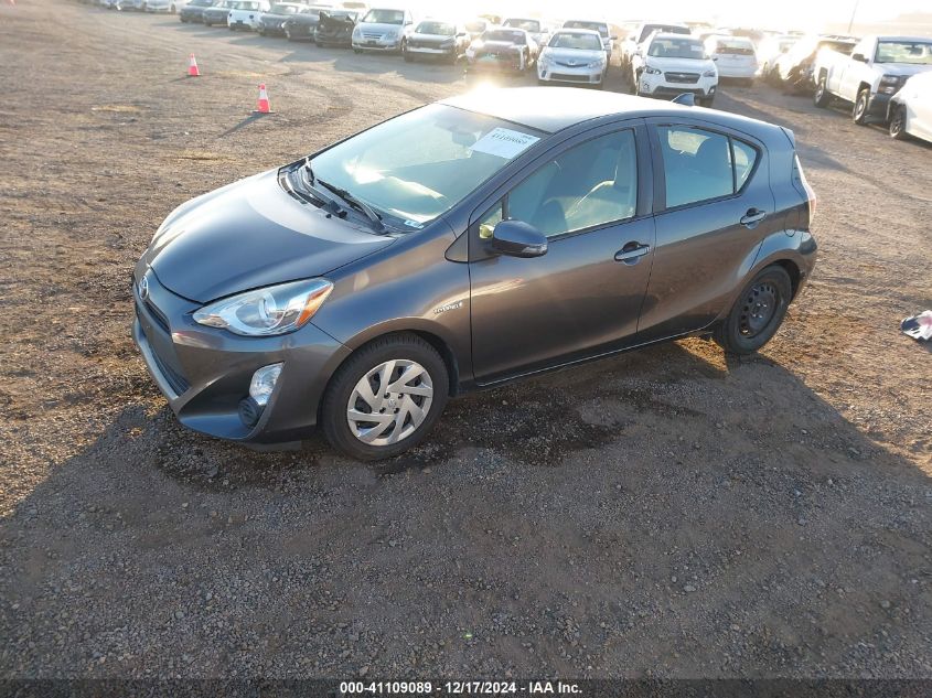 2015 Toyota Prius C One VIN: JTDKDTB35F1094689 Lot: 41109089