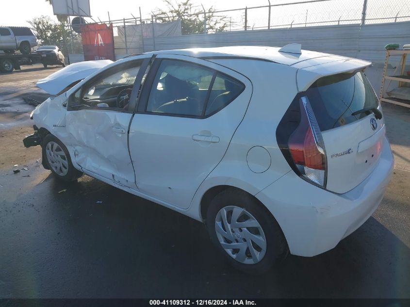 2015 Toyota Prius C Two VIN: JTDKDTB36F1114478 Lot: 41109312