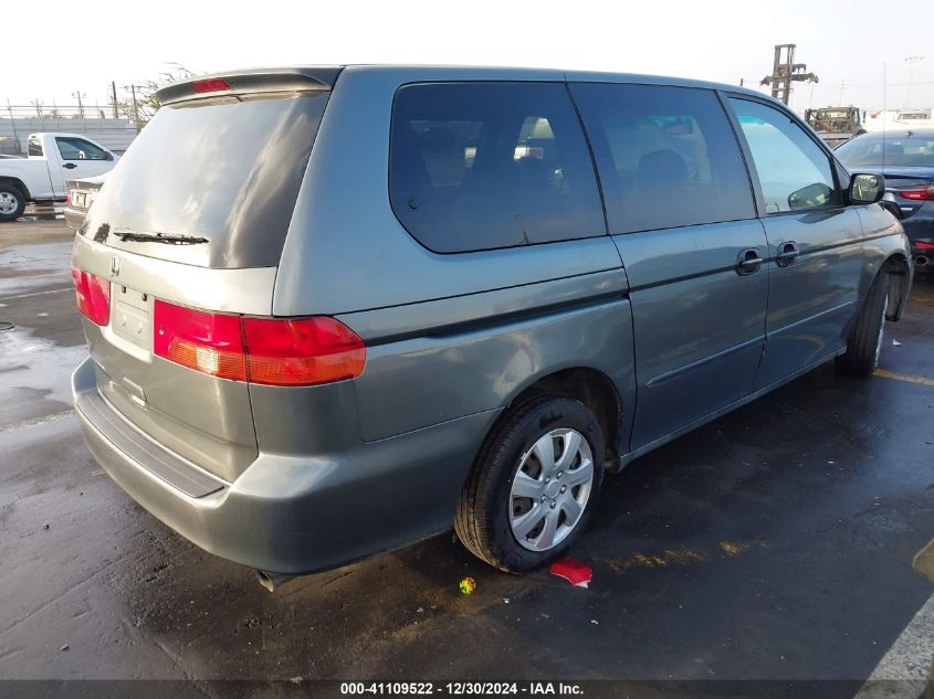 2000 Honda Odyssey Lx VIN: 2HKRL1850YH620950 Lot: 41109522