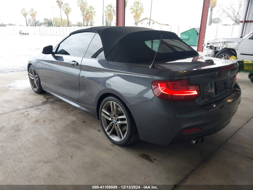 2017 BMW 230I VIN: WBA2K9C52HV647106 Lot: 41109589