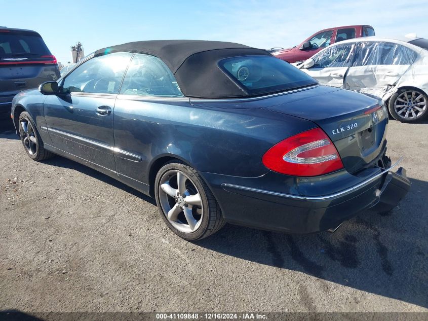 2005 Mercedes-Benz Clk 320 VIN: WDBTK65G05T035254 Lot: 41109848