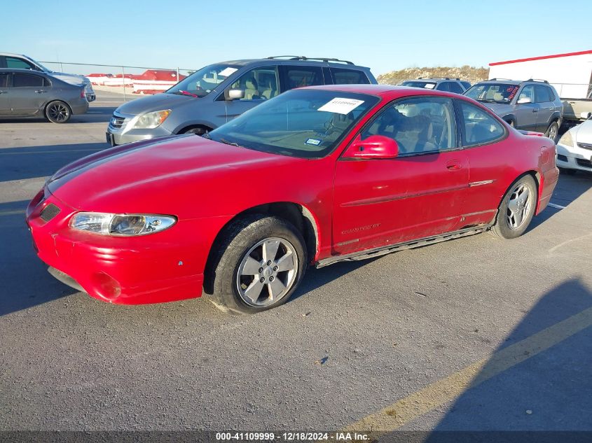 2001 Pontiac Grand Prix Gt VIN: 1G2WP12K31F218642 Lot: 41109999