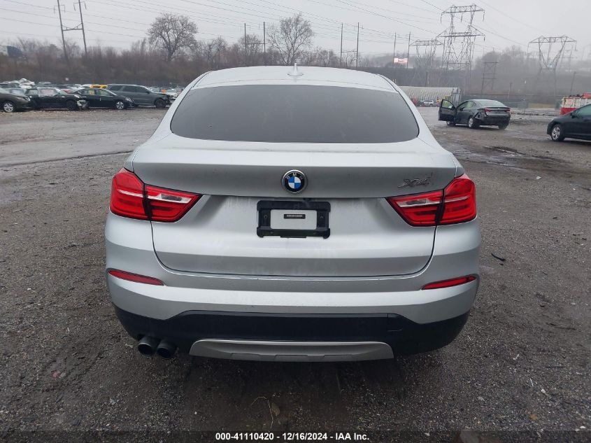 2016 BMW X4 xDrive28I VIN: 5UXXW3C57G0R22294 Lot: 41110420