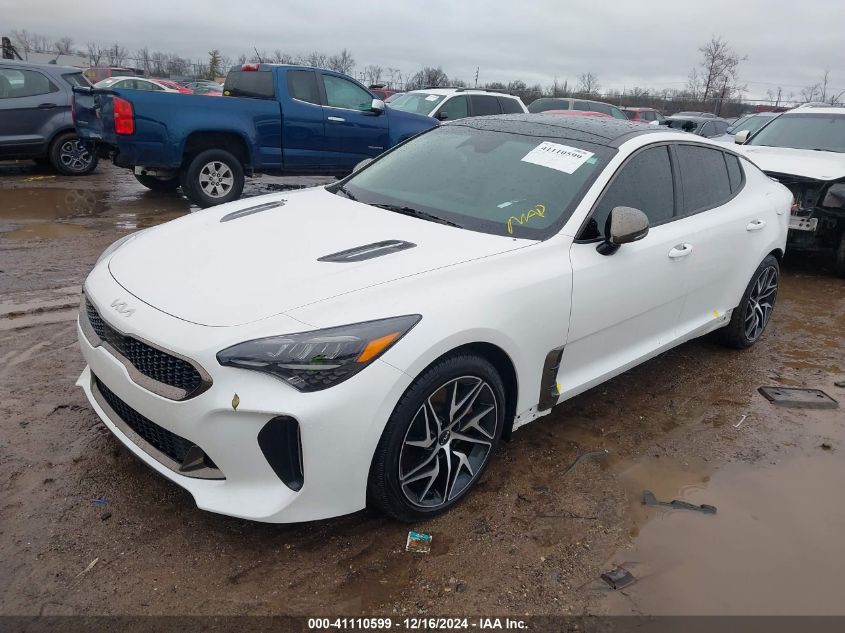 2022 Kia Stinger Gt-Line VIN: KNAE35LD2N6110364 Lot: 41110599