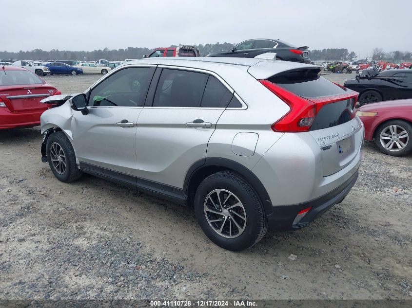 2020 Mitsubishi Eclipse Cross Es 1.5T VIN: JA4AS3AA4LZ013786 Lot: 41110728